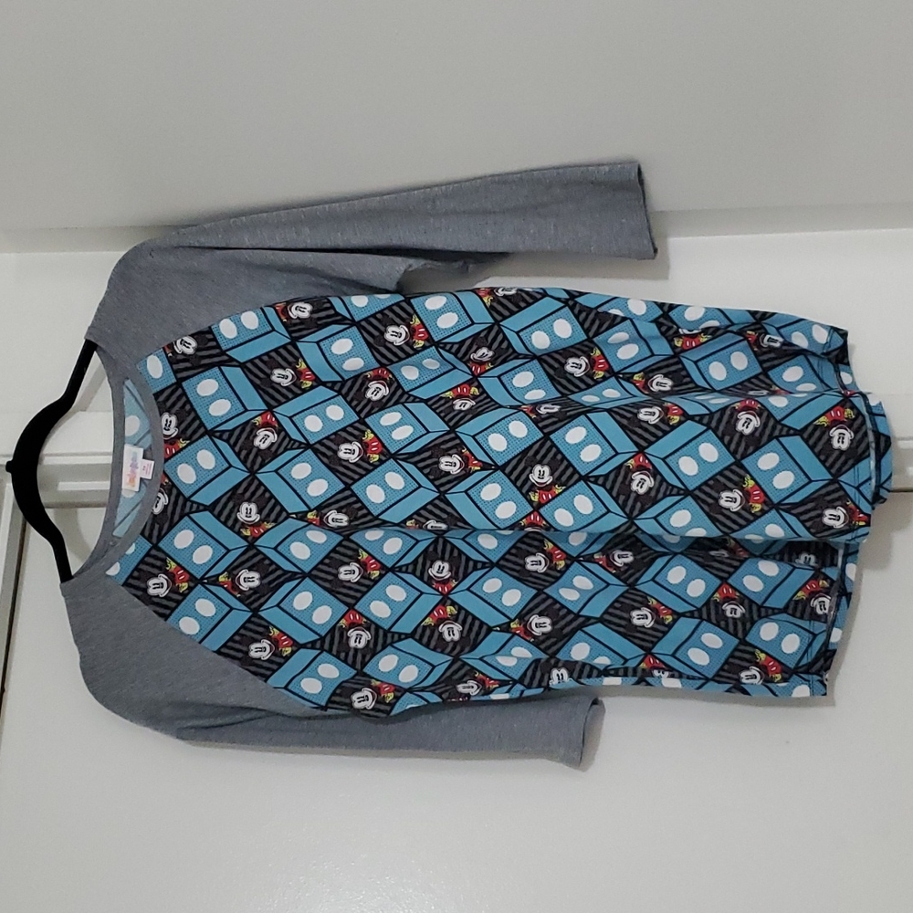 LuLaRoe Mickey Mouse Randy Tee, size Medium